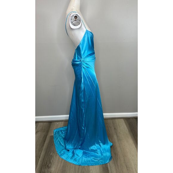 The Sei Draped Silk Wrap Gown Size 8 $1219 - Picture 8 of 12
